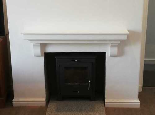 mantel shelve white